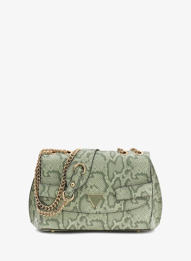 GUESS Serenova Flap Over Crossbody Bag - Image 1
